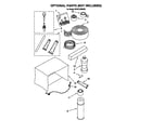 Whirlpool BPAC1200AS2 optional parts (not included) diagram