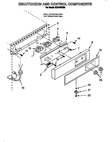 Escutcheon and control components