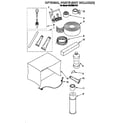 Whirlpool 8CACM07DD1 optional parts (not included) diagram