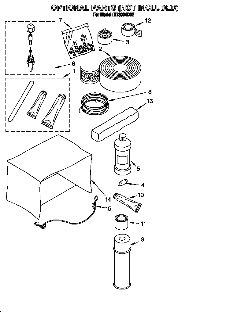 Optional parts (not included)