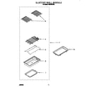 Whirlpool RS373PXW3 electric grill module diagram