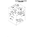 Whirlpool RS373PXW3 electrical oven diagram
