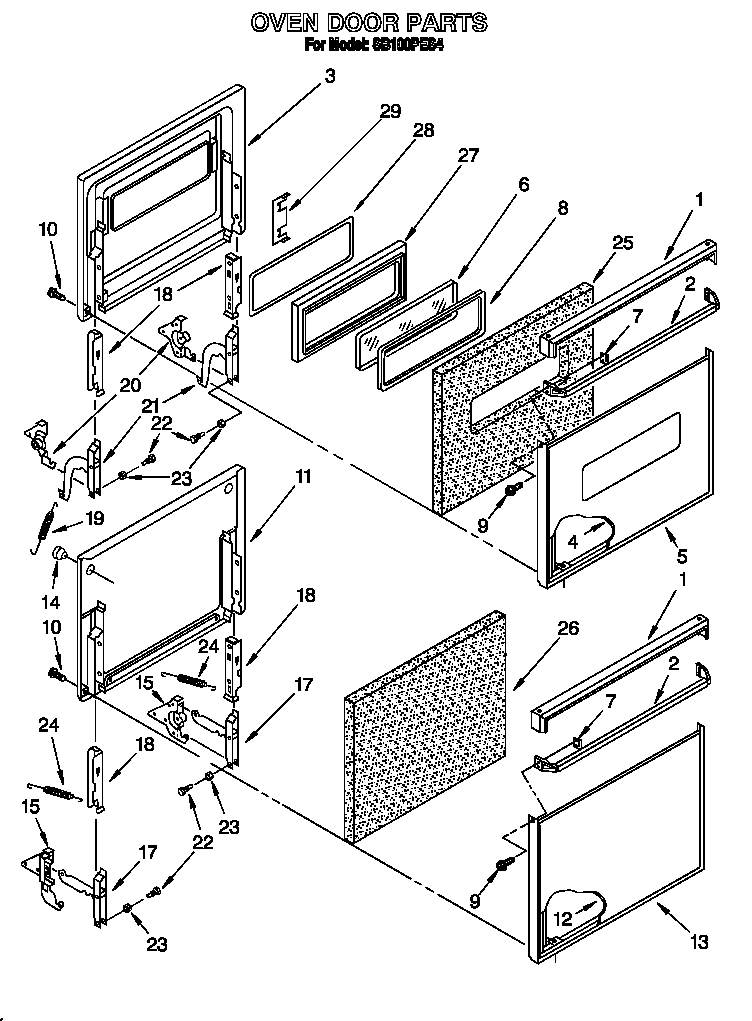 Oven door