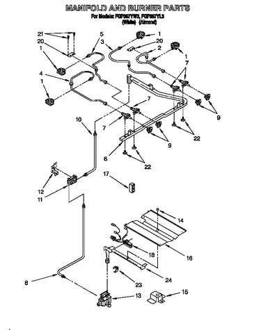 Manifold and burner