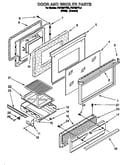 Door and broiler