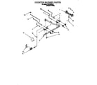 Whirlpool SF310PEAQ1 cooktop burner diagram