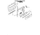 Whirlpool SF310PEAQ1 control panel diagram