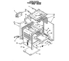 Whirlpool SF310PEAW1 oven diagram