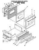 Door and broiler