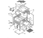 Whirlpool SF314PEAW1 oven diagram