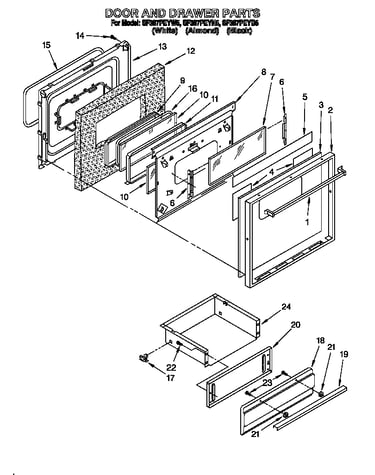 Door and drawer