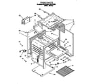 Whirlpool SF317PEAW1 oven diagram