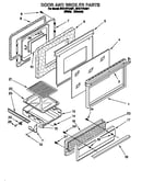 Door and broiler