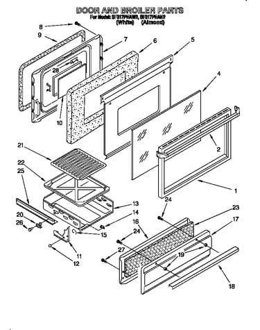 Door and broiler