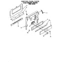 Whirlpool TGR61W2BW1 control panel diagram