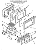 Door and broiler