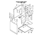 Whirlpool LTG6234AW1 washer cabinet diagram