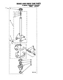 Brake and drive tube