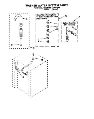 Washer water system