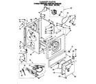 Whirlpool CGE2991AW2 cabinet diagram