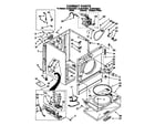 Whirlpool 3LGR5434BN1 cabinet diagram
