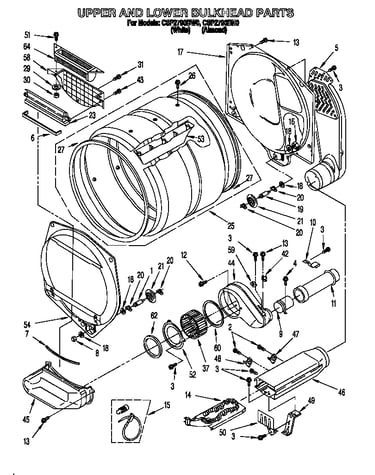 Upper and lower bulkhead