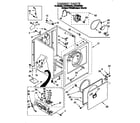 Whirlpool LGR4634DQ0 cabinet diagram