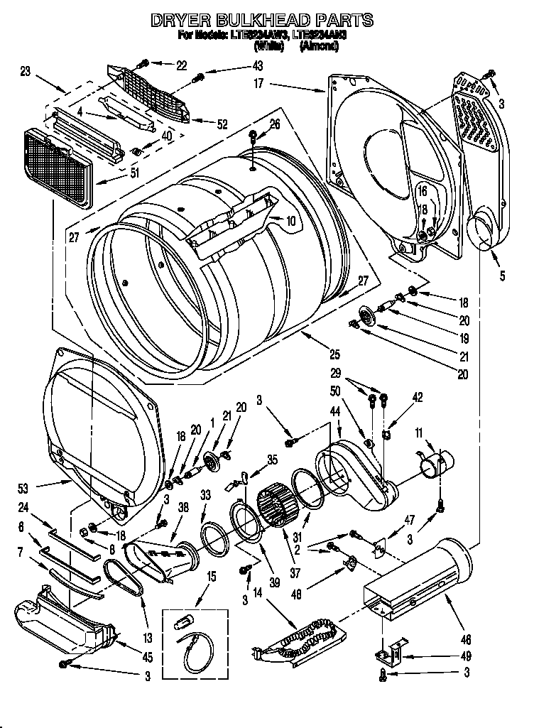 Dryer bulkhead