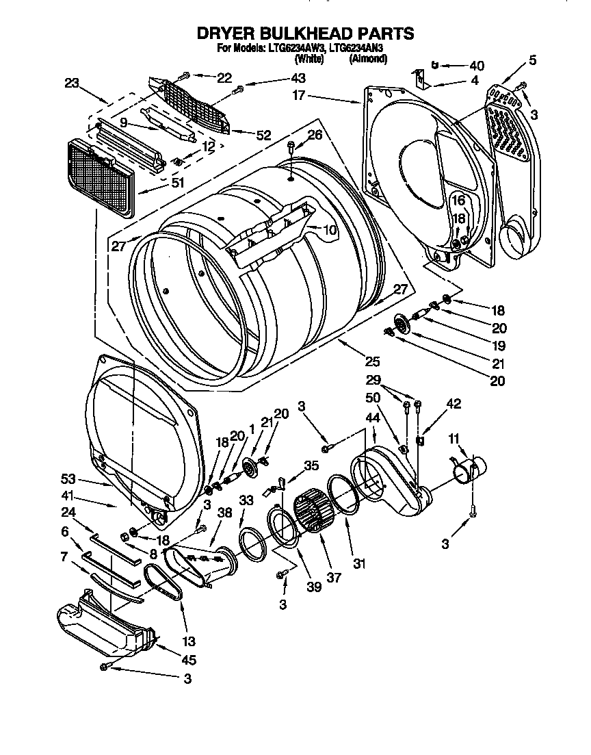 DRYER BULKHEAD