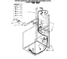 Whirlpool LTG6234AW3 dryer support and washer harness diagram