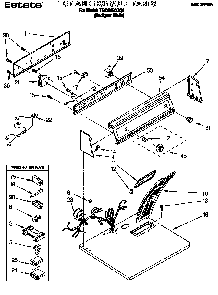 Top and console