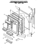 Refrigerator door