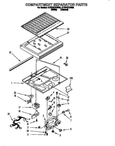 Compartment separator