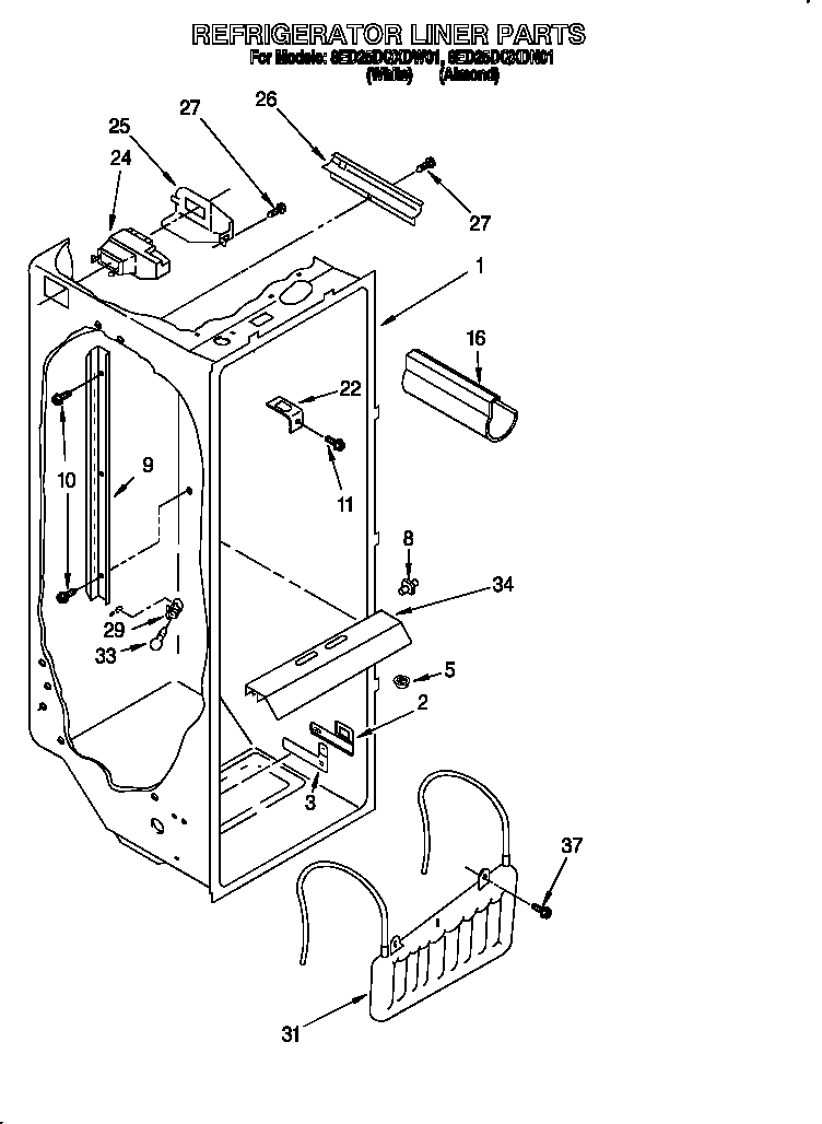 Refrigerator liner