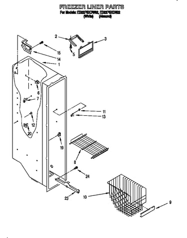 Freezer liner