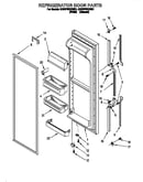 Refrigerator door
