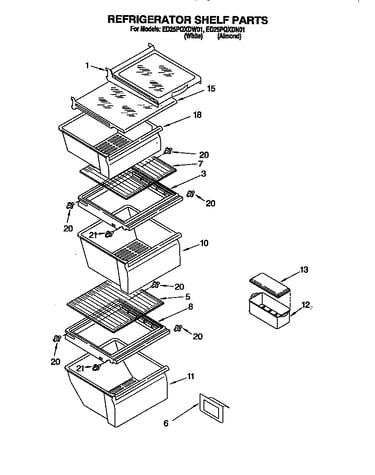 Refrigerator shelf