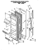 Refrigerator door