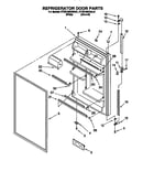 Refrigerator door
