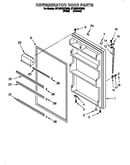 Refrigerator door