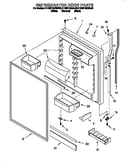 Refrigerator door