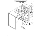 Whirlpool 3ET18ZKXDN00 refrigerator door diagram