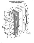 Refrigerator door