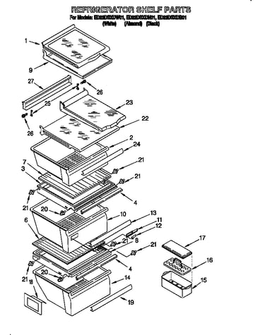 Refrigerator shelf