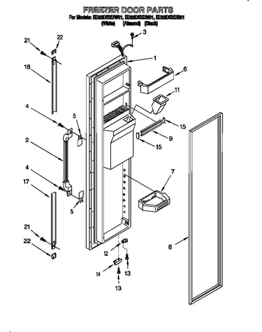 Refrigerator door