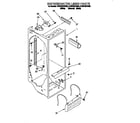 Whirlpool ED25DSXDW03 refrigerator liner diagram