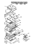 Refrigerator shelf