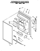 Refrigerator door