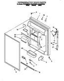Refrigerator door