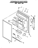 Refrigerator door